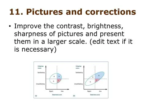 Brightness and Contrast Corrections