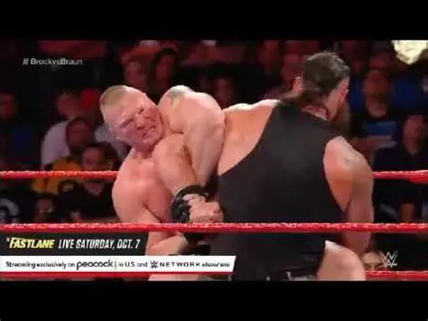Brock Lesnar vs. Braun Strowman: The Unforgettable Universal Championship Clash at No Mercy 2017