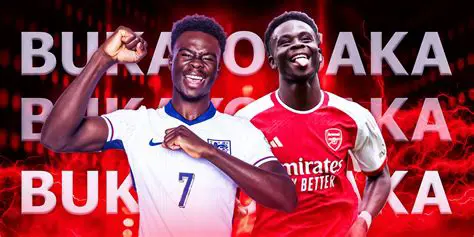 Bukayo Saka: A Jóia Brilhante do Arsenal e da Seleção Inglesa