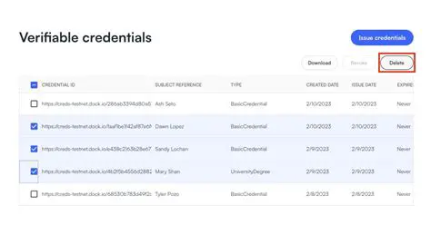 Bulk Loading and Deleting Credentials
