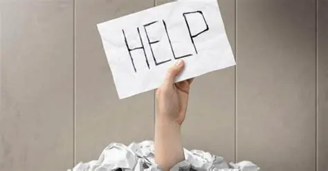 Busca ayuda si la necesitas