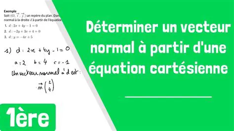 Calcul des Vecteurs Normaux