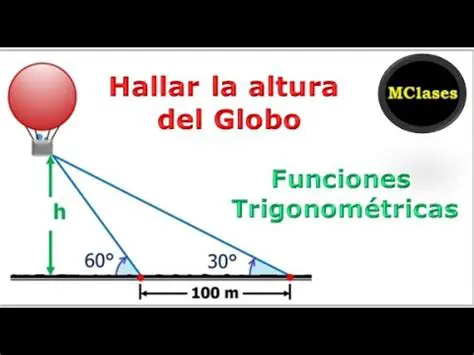Calculando la Altura del Globo