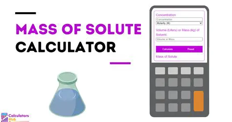 Calcular la masa del soluto