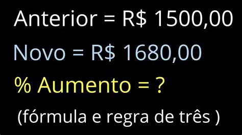 Calcular o Percentual de Aumento