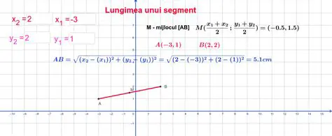 Calcularea lungimii segmentului DE