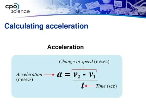 Calculating Acceleration Rate