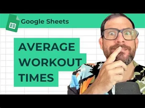 Calculating Average Workout Time