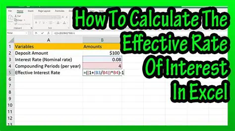 Calculating Effective Rate