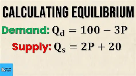 Calculating Equilibrium Price and Quantity