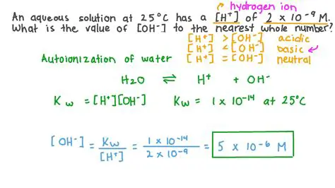 Calculating Hydroxide Ion Concentration from Hydrogen Ion Concentration