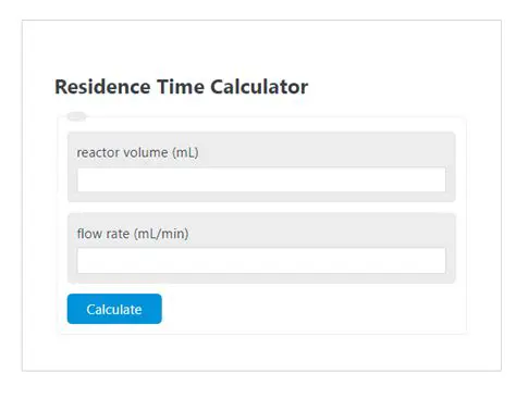 Calculating Residence Time