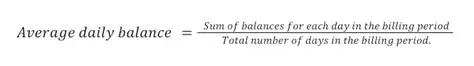 Calculating the Average Daily Balance