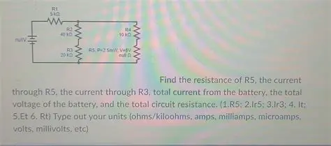 Calculating the Current in R5