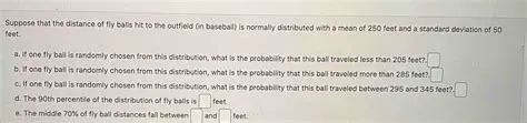Calculating the Distribution of Fly Ball Distances