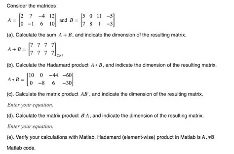 Calculating the Elements of the Resulting Matrix
