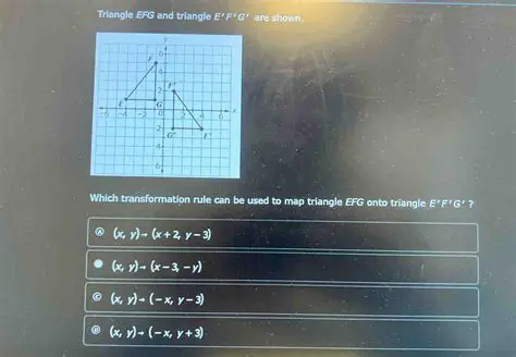 Calculating the Image Coordinates of Triangle EFG