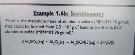 Calculating the Mass of Aluminum Sulfate