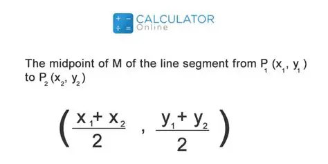 Calculating the Midpoint of a Line Segment