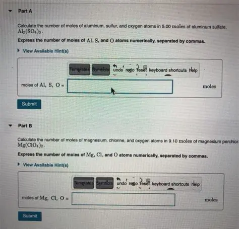 Calculating the Number of Moles of Aluminum