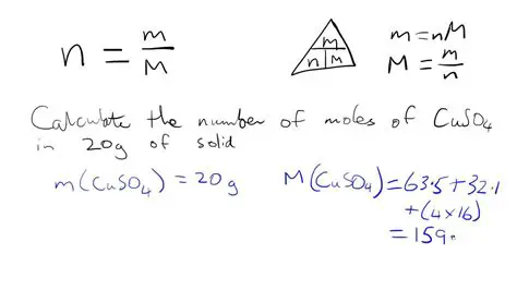 Calculating the Number of Moles of CO