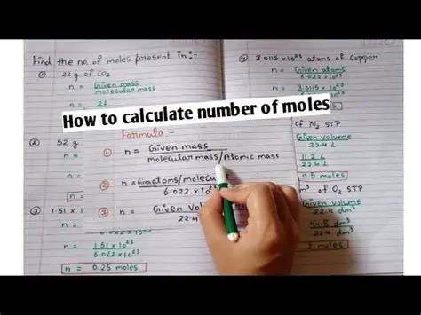 Calculating the Number of Moles of HCl in Each Solution