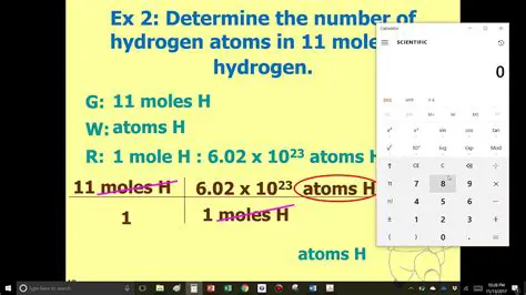 Calculating the Number of Moles of Hydrogen Ions