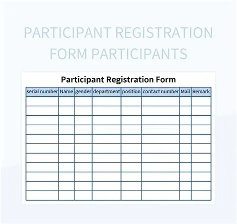 Calculating the Number of Participants