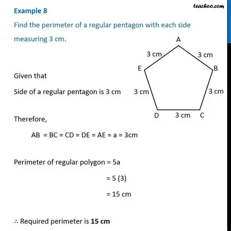 Calculating the Perimeter of a Regular Pentagon