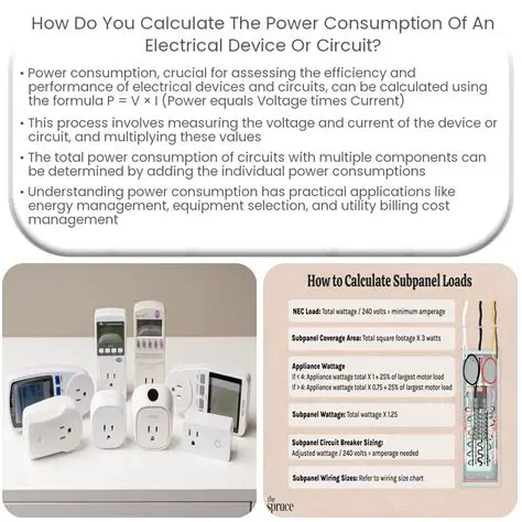 Calculating the Power Consumption