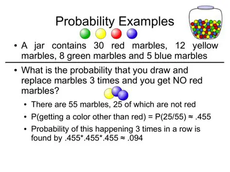 Calculating the Probability of Selecting a Blue Marble