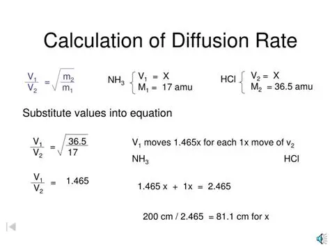 Calculating the Rate of Diffusion