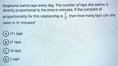 Calculating the Rate of Laps to Minutes
