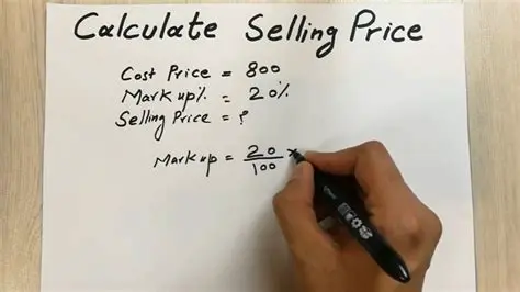 Calculating the Selling Price of an Item with a Given Markup
