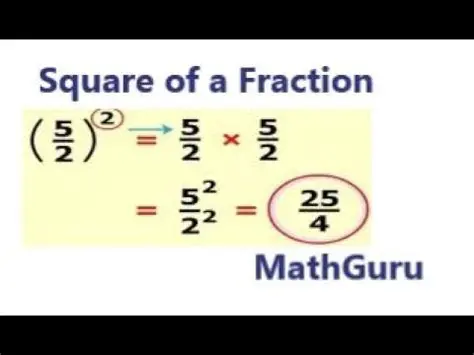 Calculating the Square of a Fraction