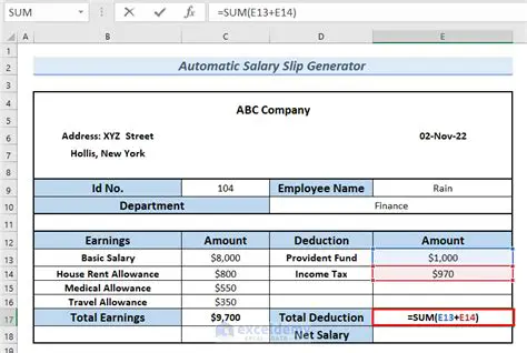 Calculating the Total Deduction