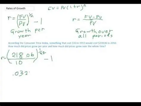 Calculating the Total Growth
