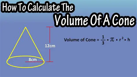 Calculating the Volume of a Cone with a Given Radius