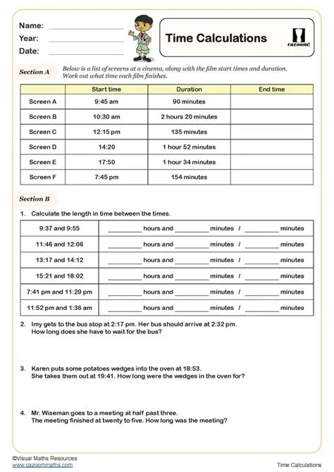 Calculating Time and Number of Photos