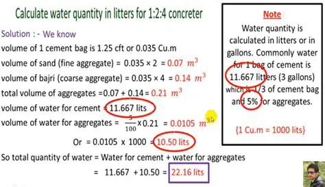 Calculating Total Water Quantity