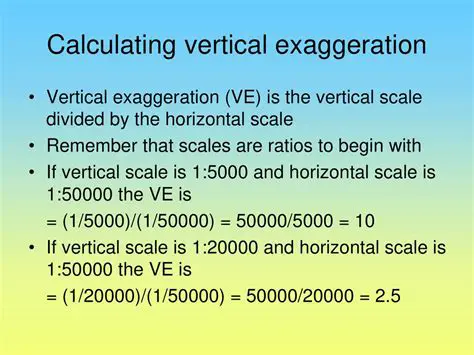 Calculating Vertical Exaggeration
