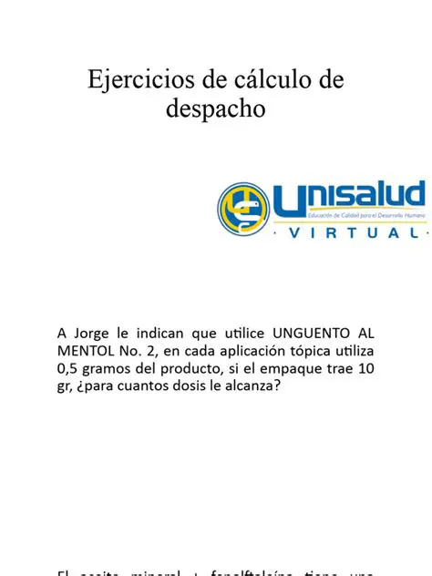 Calculo de la cantidad de frascos necesarios