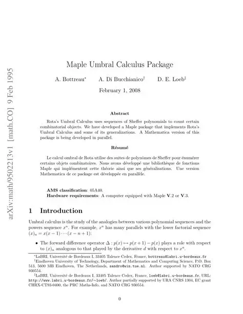 Calculus Package Documentation