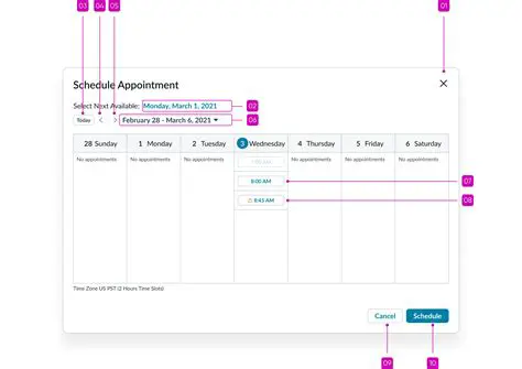 Calendar Component Requirements