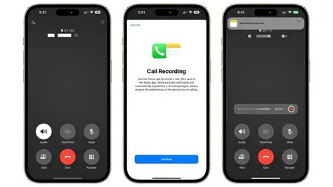 Call Recording and History