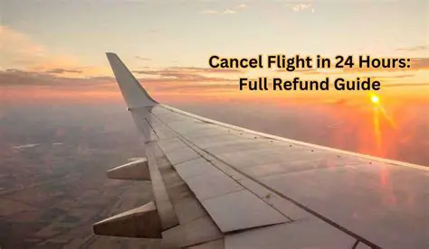 Canceling within 24 hours of booking