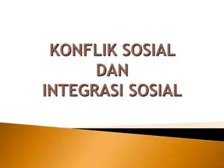Cara Konflik Etnis Mempengaruhi Integrasi Sosial