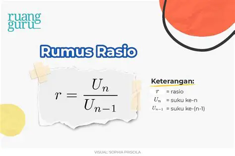 Cara Menentukan Rasio Barisan Geometri