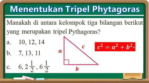 Cara Mengenali Tripel Pythagoras