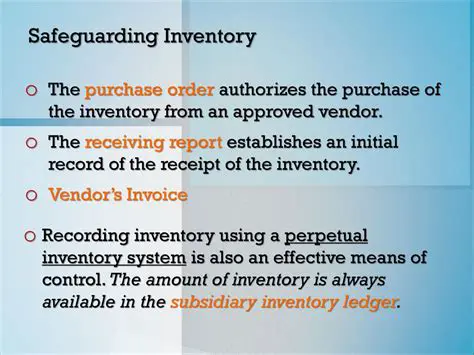 Careful Inventory and Recording